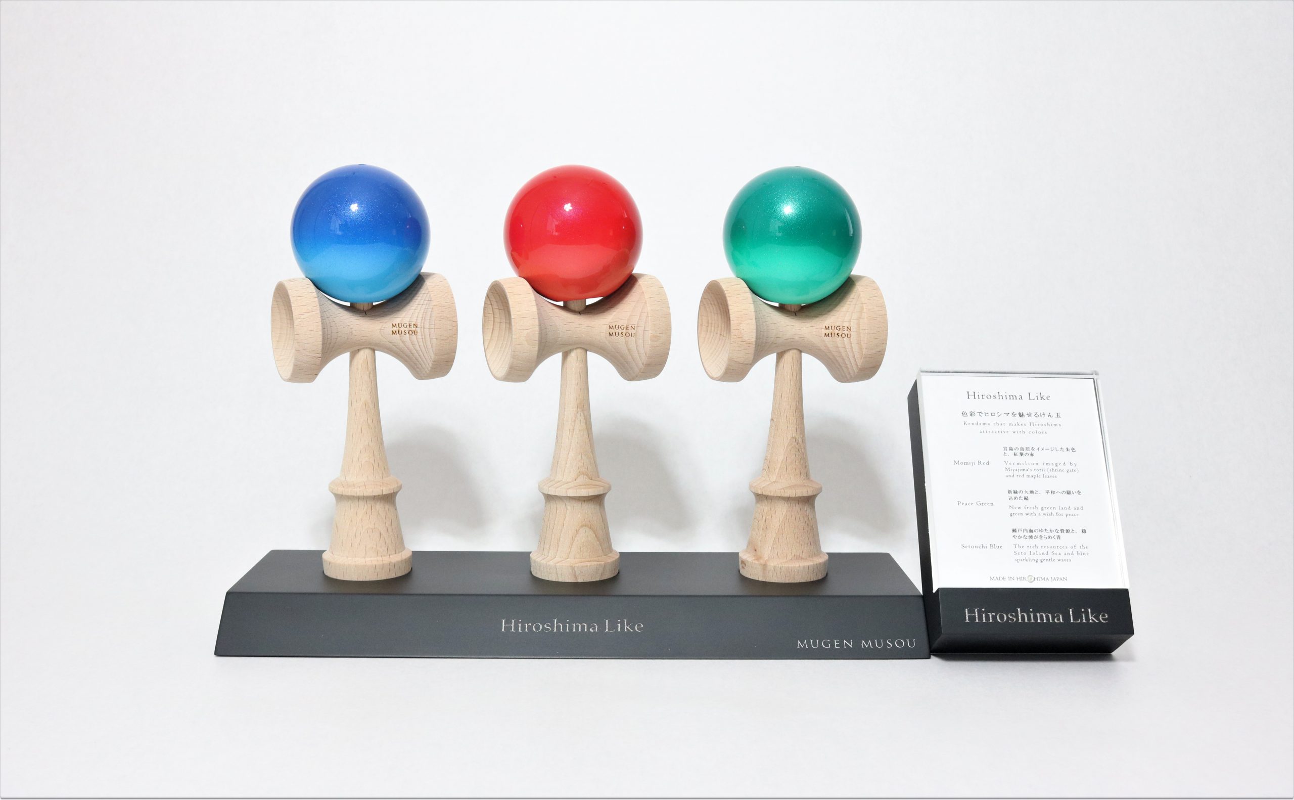 Mugen Musou けん玉 赤 ✨夢元無双 MUGEN MUSOU けん玉 競技 イワタ木工 ブルー×レッド